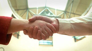 Hand schudden