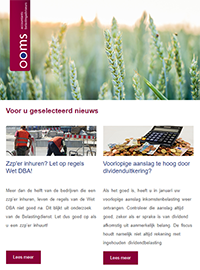 Voorbeeld Standaard-Nieuwsbief