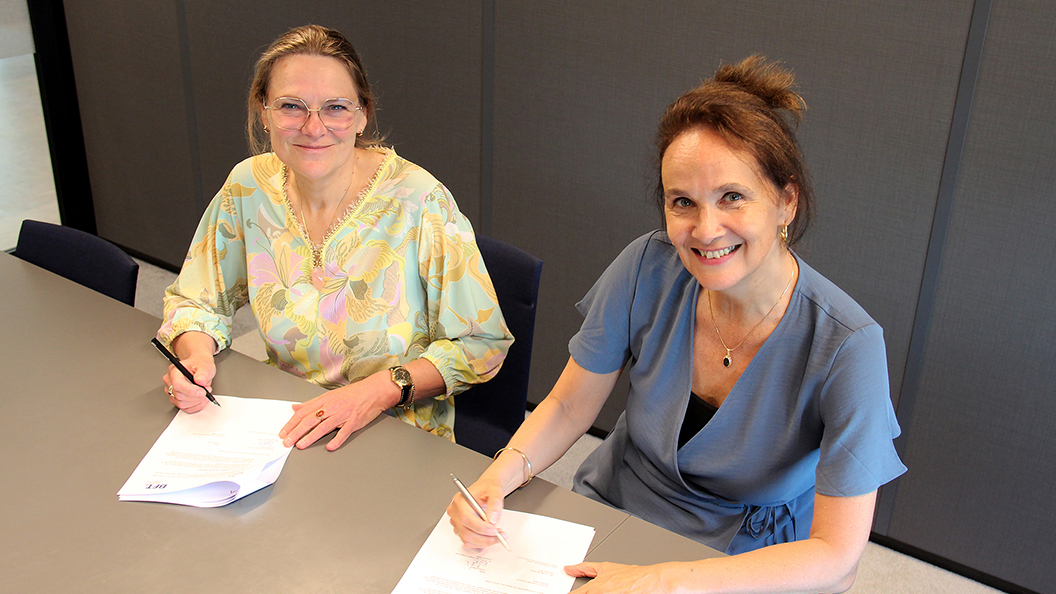 Pauline van Esterik (directeur SRA) en Yolanda de Groot (directeur BFT)