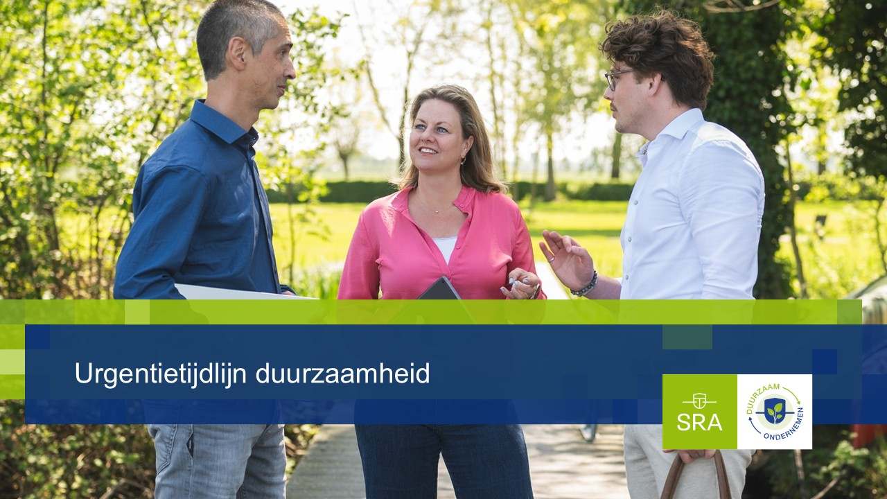 SRA-Urgentietijdlijn duurzaamheid 2026