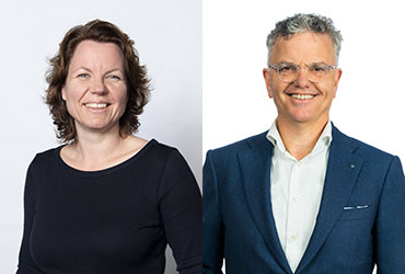 Denyse Davelaar en Pieter van der Kwaak