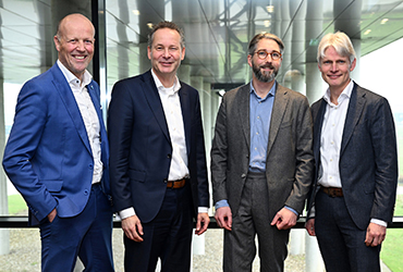 Eric Hutten, Jan Ningo Dijck, Coen van den Berg en Erik Roelofs