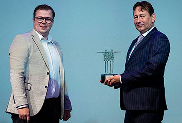 Uitreiking Jan Zweekhorst Award 2021: Bart Zweekhorst (links) en Paul Gorissen